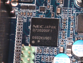 Gigabyte mit NEC-Chip für USB 3.0