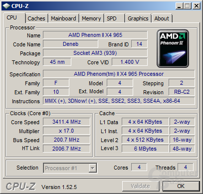 AMD Phenom II X4 965 (C2-Stepping)