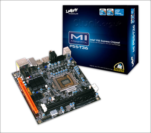 DFI MI P55-T36 - Mini-ITX-Platine für Core i5/i7