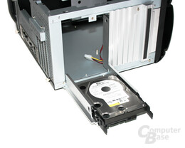 Silverstone SG04B-FH Sugo – Festplatteneinbau
