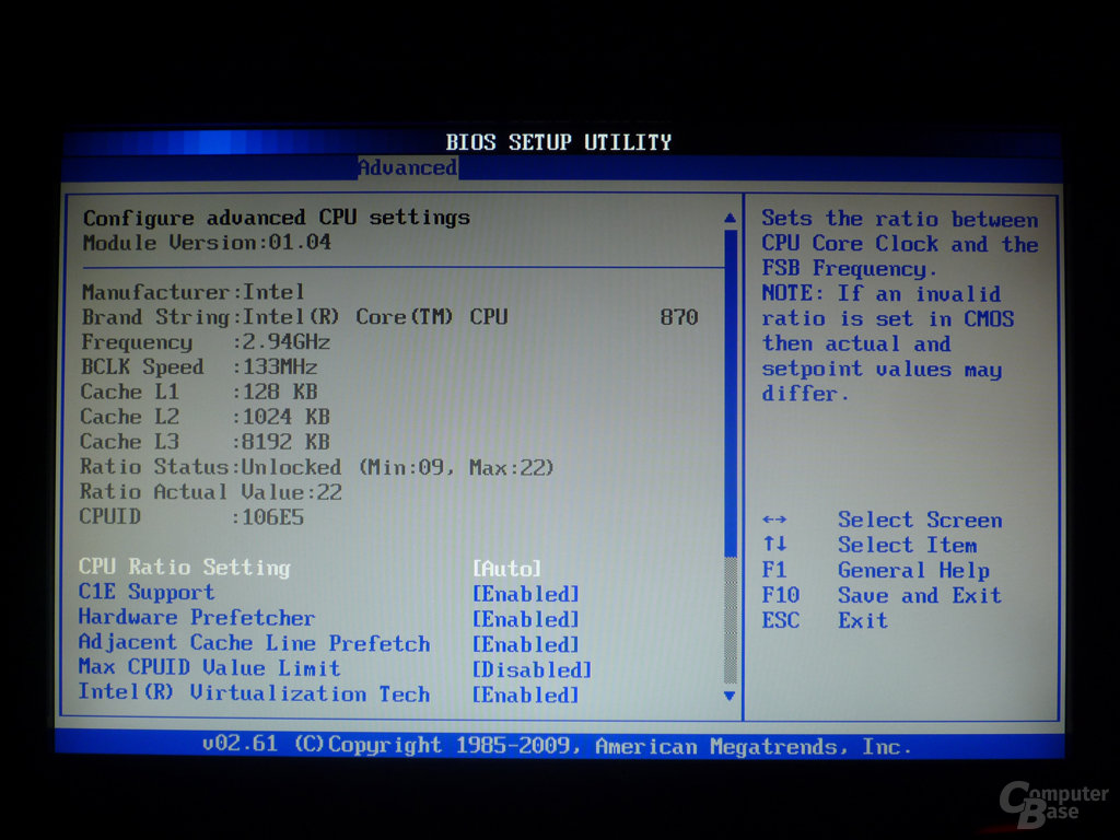 Asus P7P55D BIOS