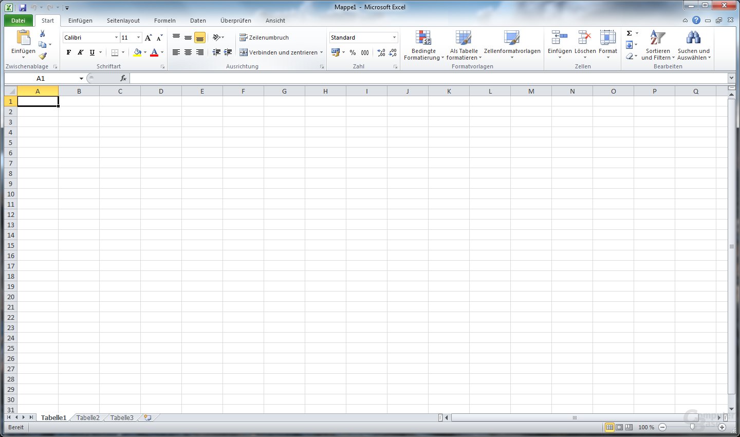 Excel 2010 – Übersicht