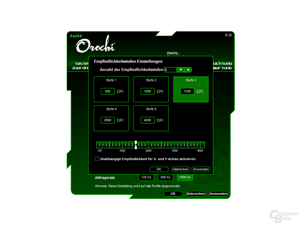 Razer Orochi Software