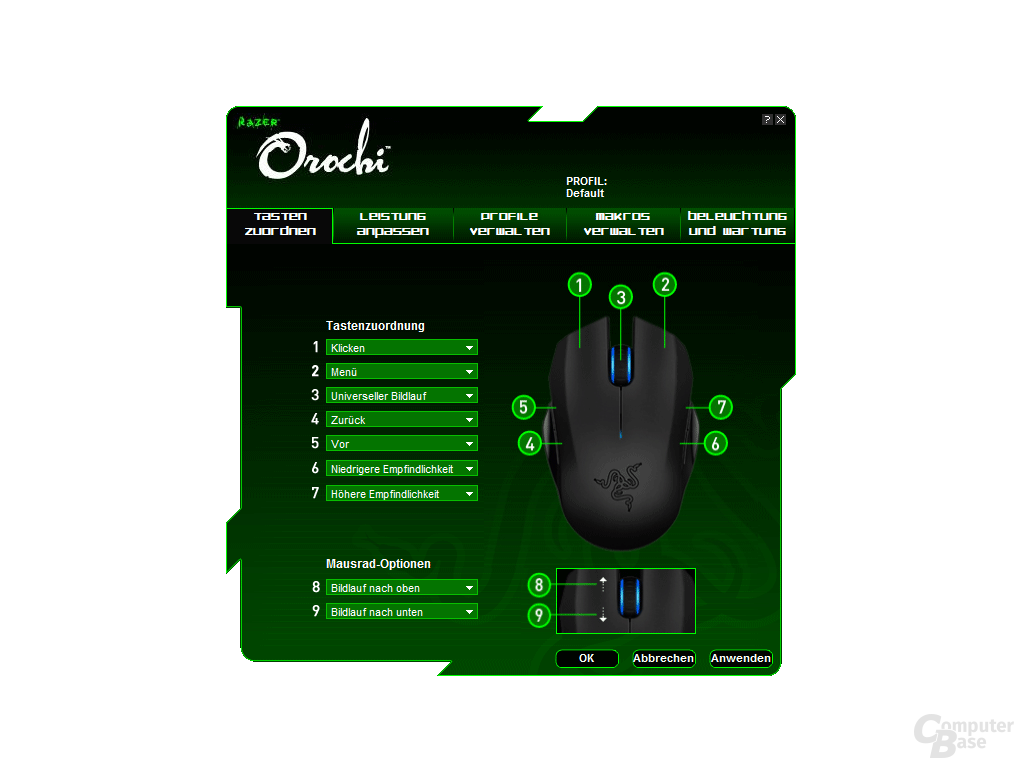 Razer Orochi Software