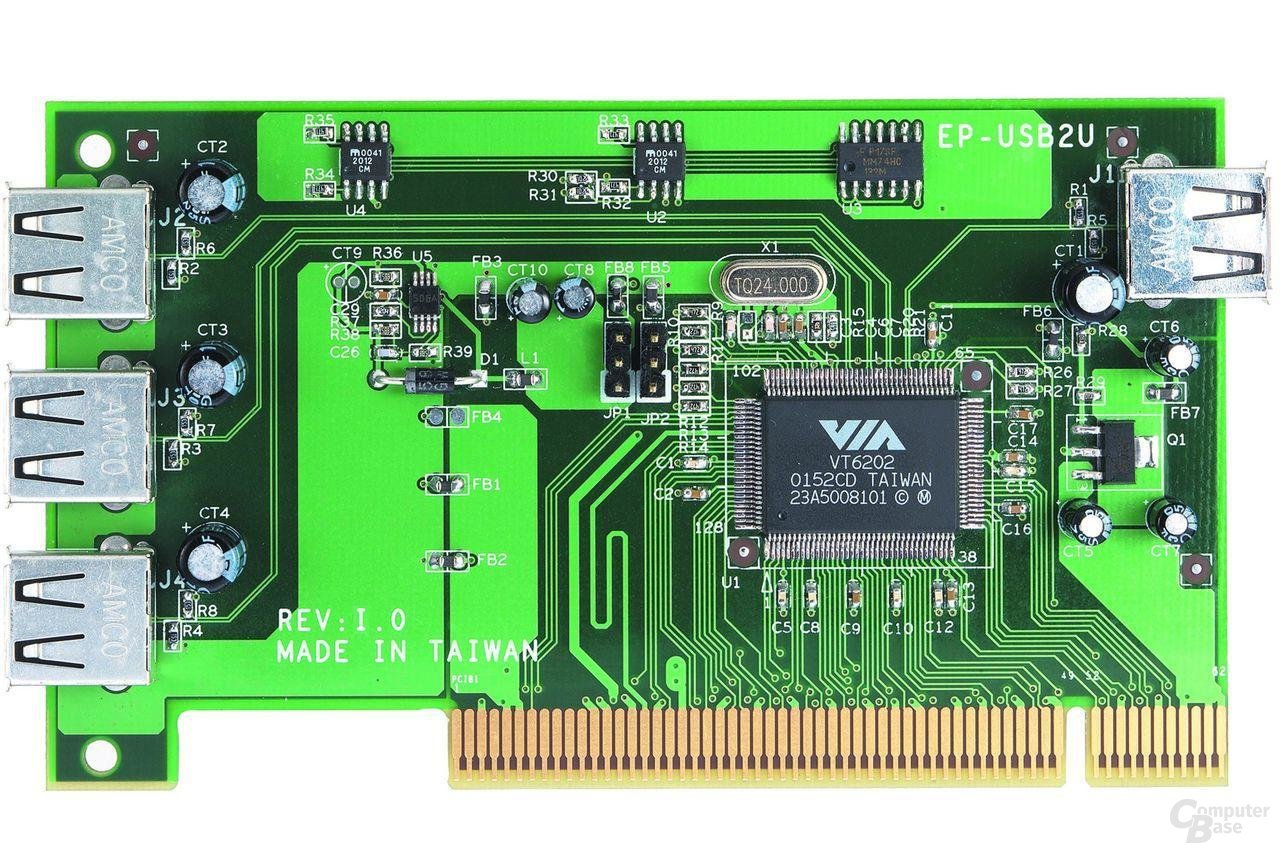 USB 2.0 PCI-Karten von VIA und EPoX