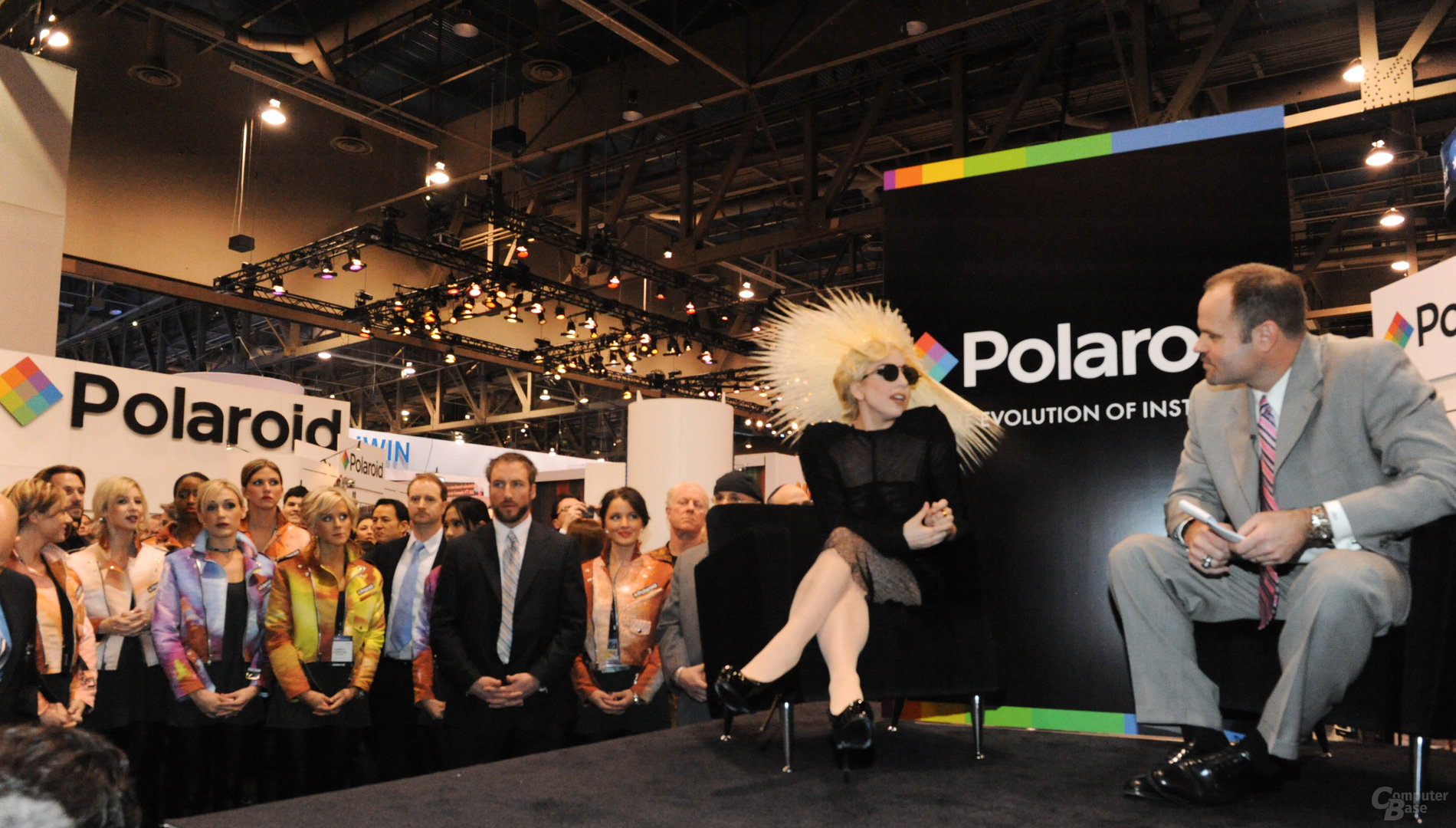 Lady Gaga bei Polaroid