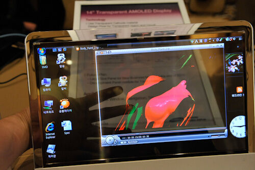 Durchsichtiges Oled Notebook Auf Der Ces Computerbase