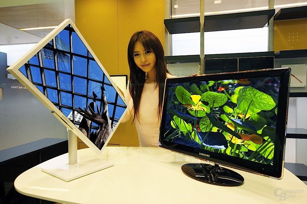 Samsung-Bildschirme mit hohem Kontrast