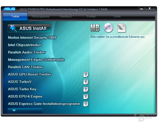 Asus P7H55-M Pro Software