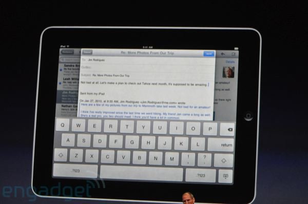Apples iPad | Quelle: engadget.com