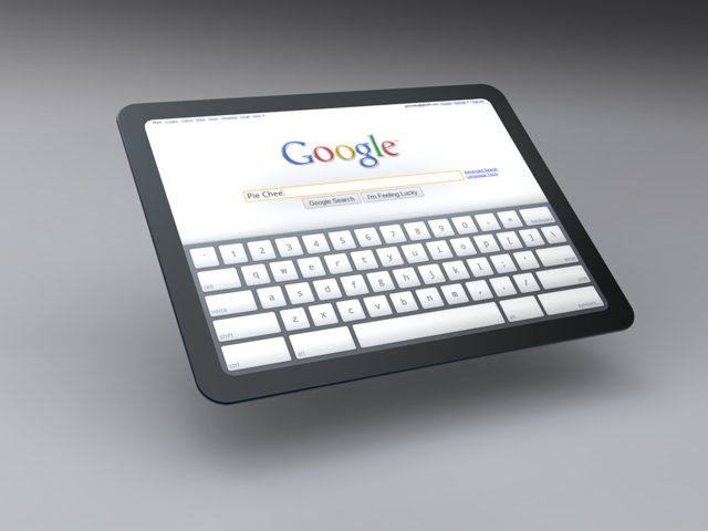 Designstudie zum Google-Tablet