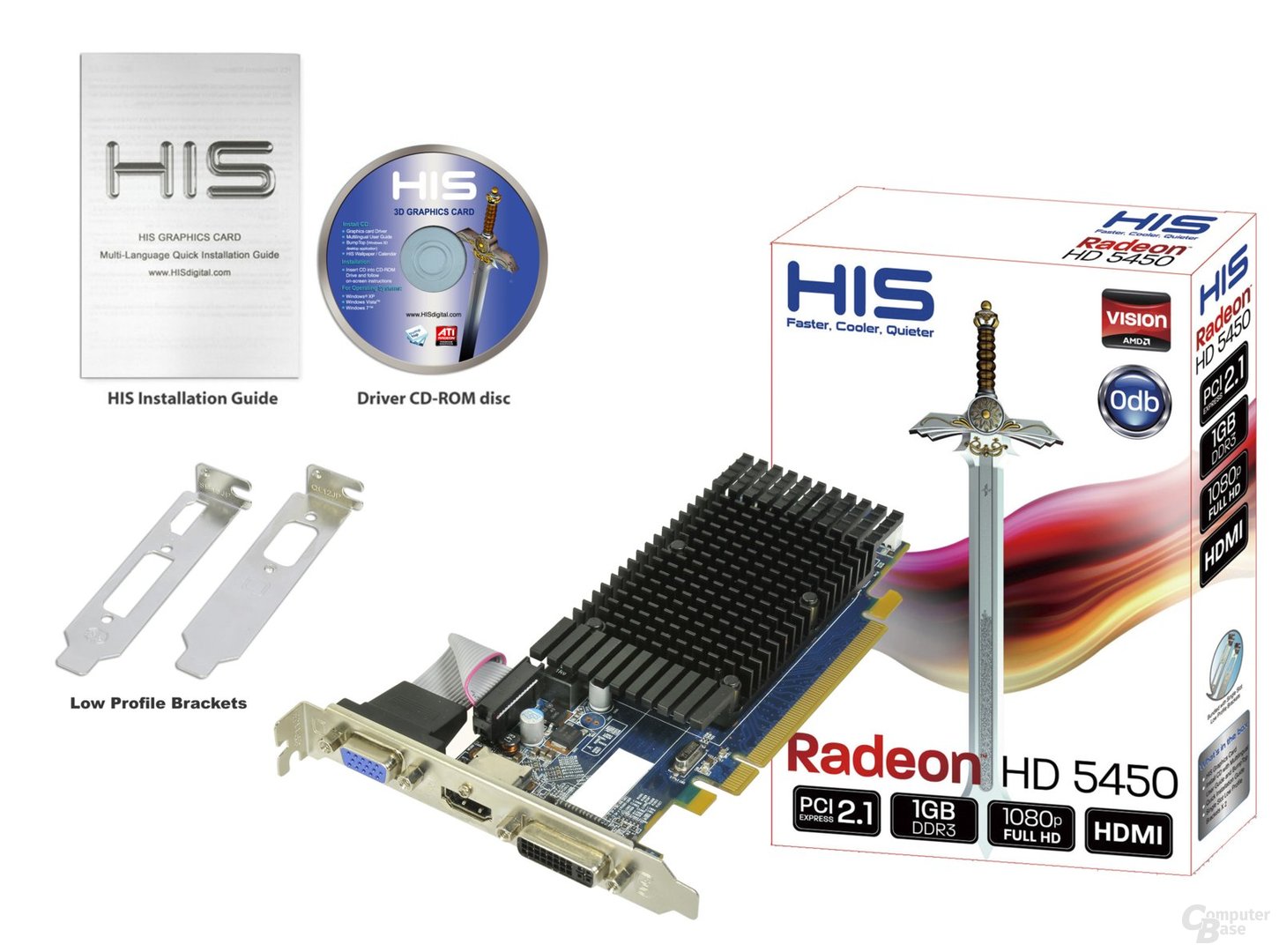 HIS Radeon HD 5450 mit 1 GByte DDR3
