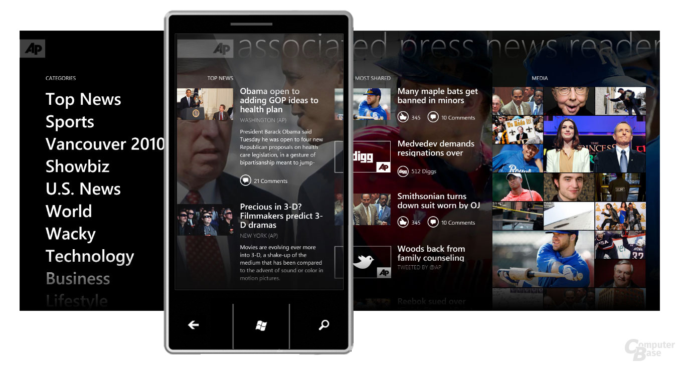 News-Reader in Windows Phone 7 Series