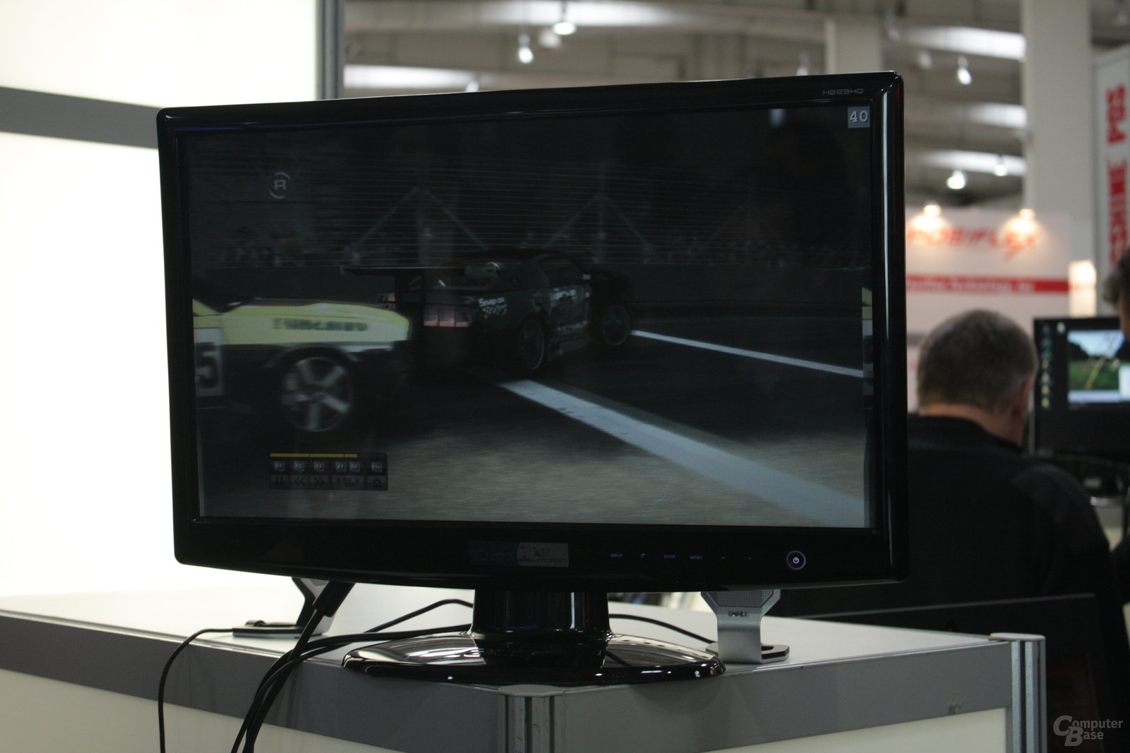 3D-Monitor mit Streifenmaske