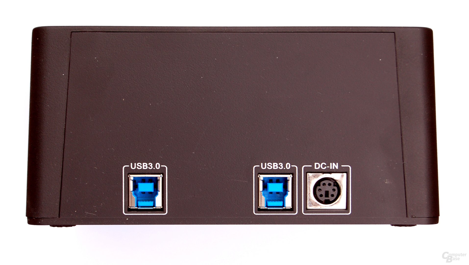 Anschlüsse des Sharkoon SATA Quickport Duo USB 3.0