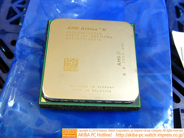 AMD Athlon II X2 260u mit 25 Watt TDP