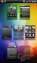 Desire-Homescreen (Auswahl)