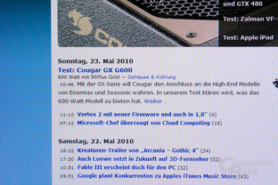 Acer D241H 1280 x 1024 Pixel mit korrektem Seitenverhältnis