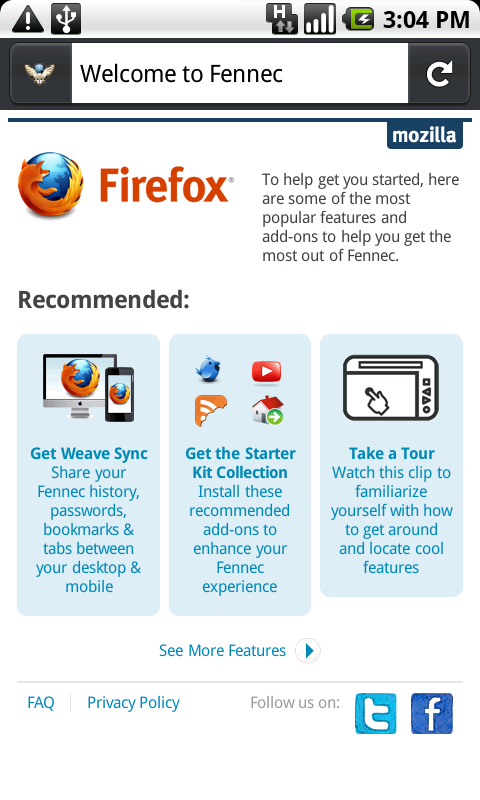 Firefox Mobile für Android
