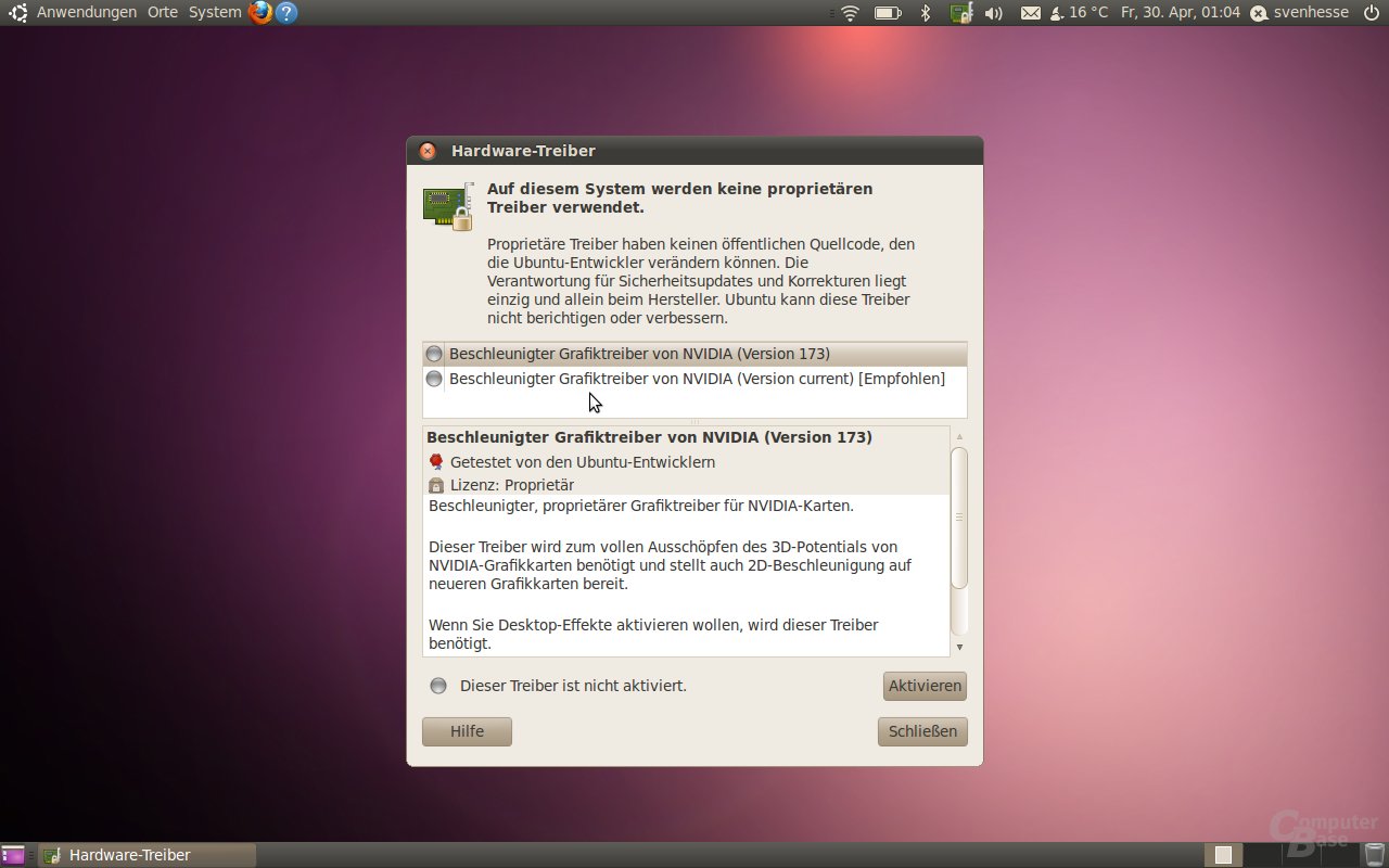 Ubuntu 10.04 – Grafiktreiber