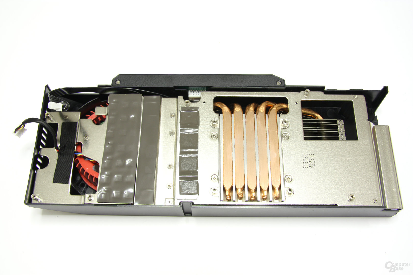 Radeon HD 5870 Matrix Kühlerrückseite