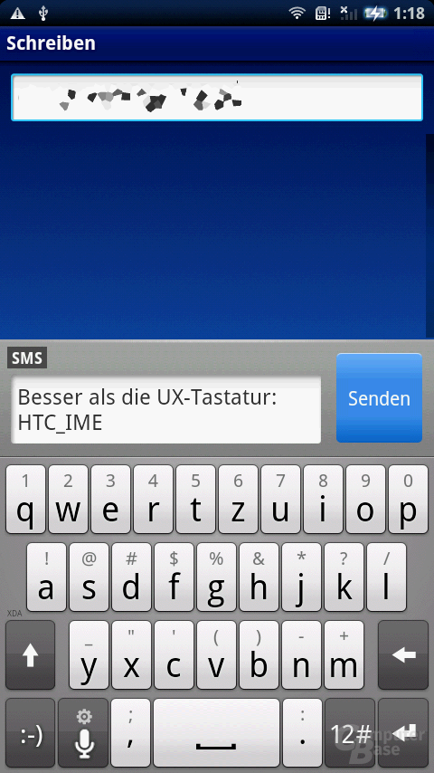 Alternative Tastatur-Software von HTC Sense