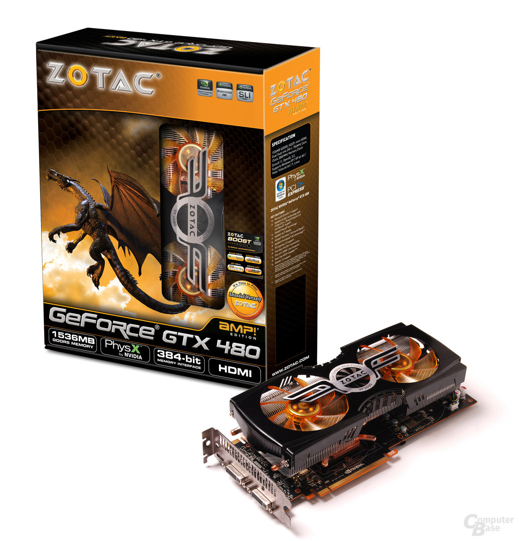 Zotac GeForce GTX 480 AMP! Edition