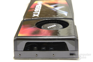 GeForce GTX 465 von hinten