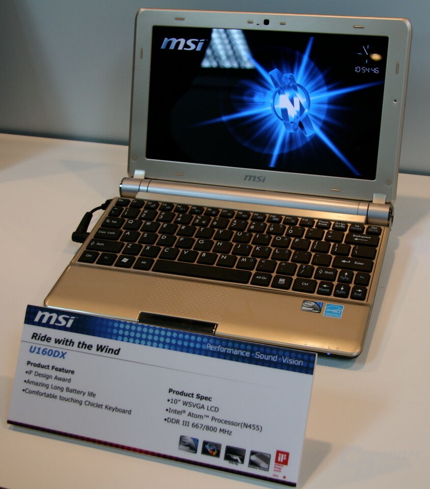 MSI Wind U160DX