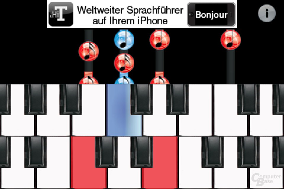 iPhone 4: Klavierspiel-App