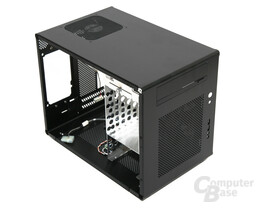 Lian Li PC-Q08 – Innenraum hinten links