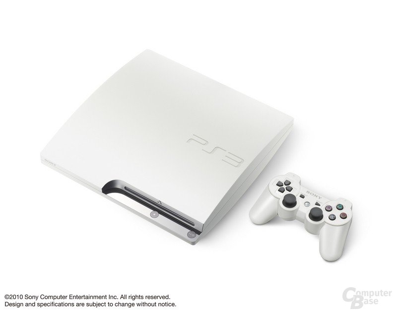 PlayStation 3 slim in weiß