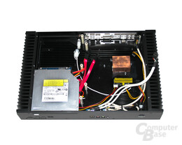 Soartec PicoX – Innenansicht ohne Mainboard