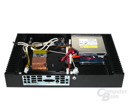 Soartec PicoX – Innenansicht ohne Mainboard