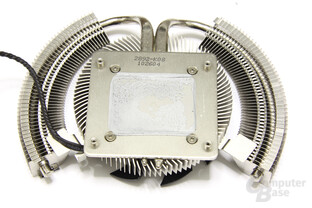 GeForce GTX 460 Cyclone Kühlerrückseite