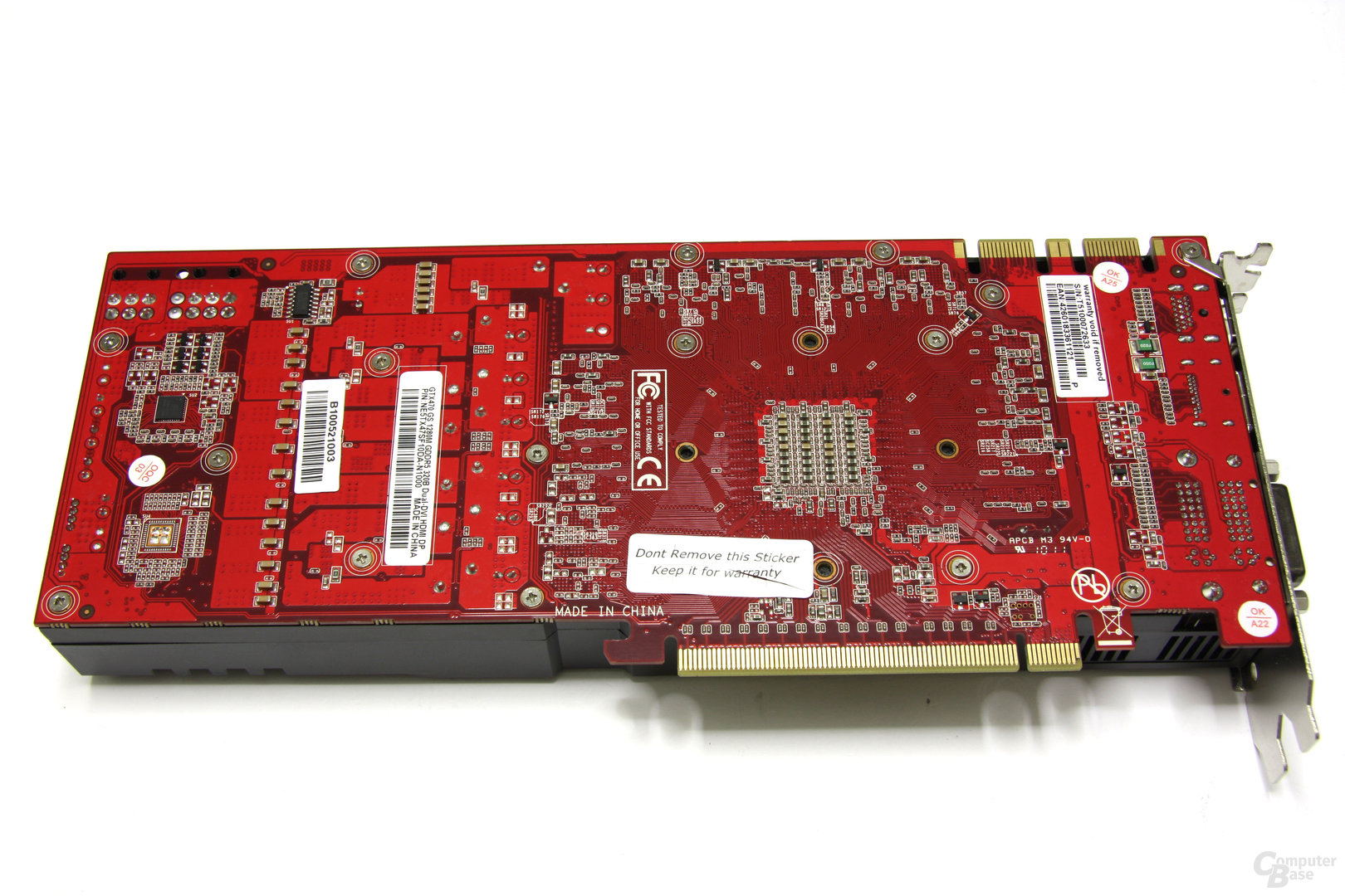 GeForce GTX 470 GS Rückseite