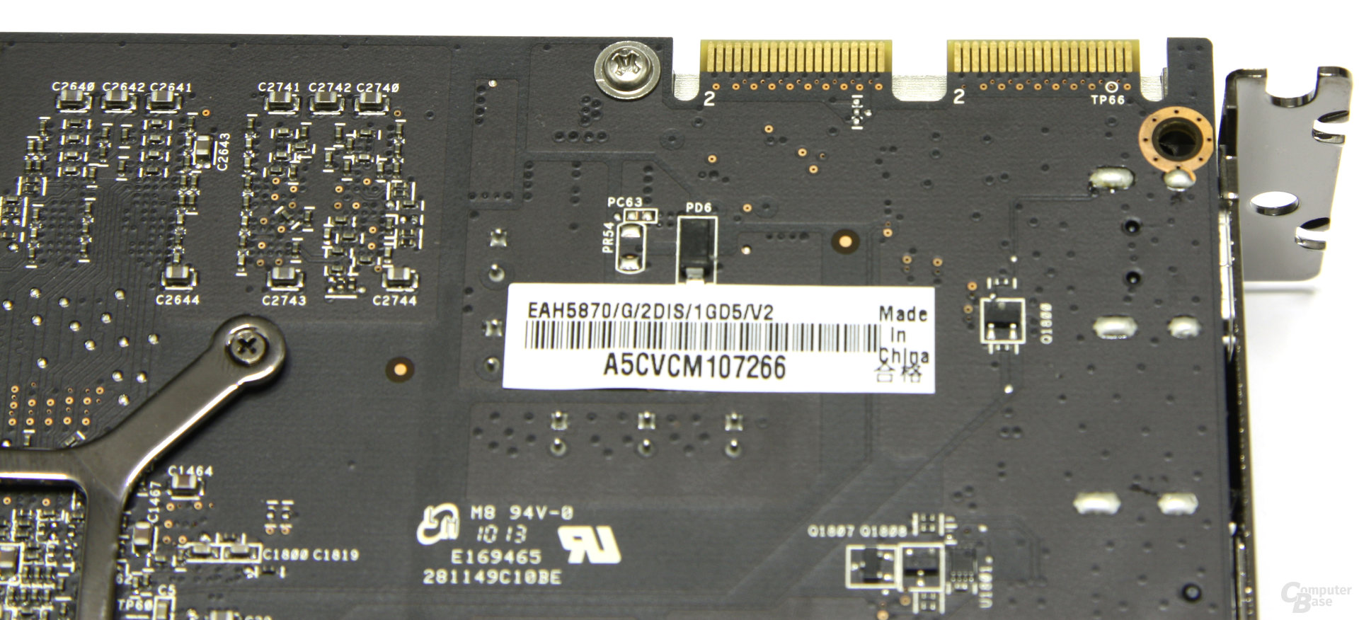 Radeon HD 5870 V2 CF-Anschlüsse