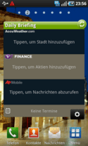 Samsung Galaxy S: Home-Screen 2