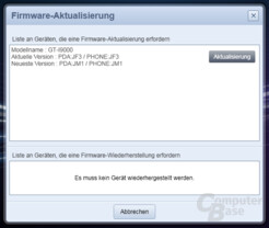 JM1-Update in Samsung Kies