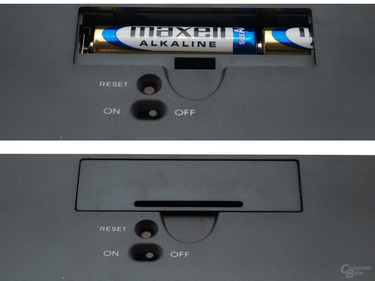 Batteriefach für zwei AA-Ladungsträger