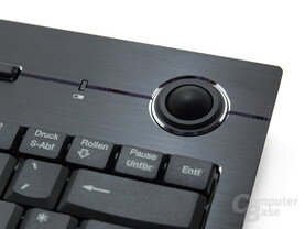 Trackball mit Laserabtastung ersetzt Mausbewegung