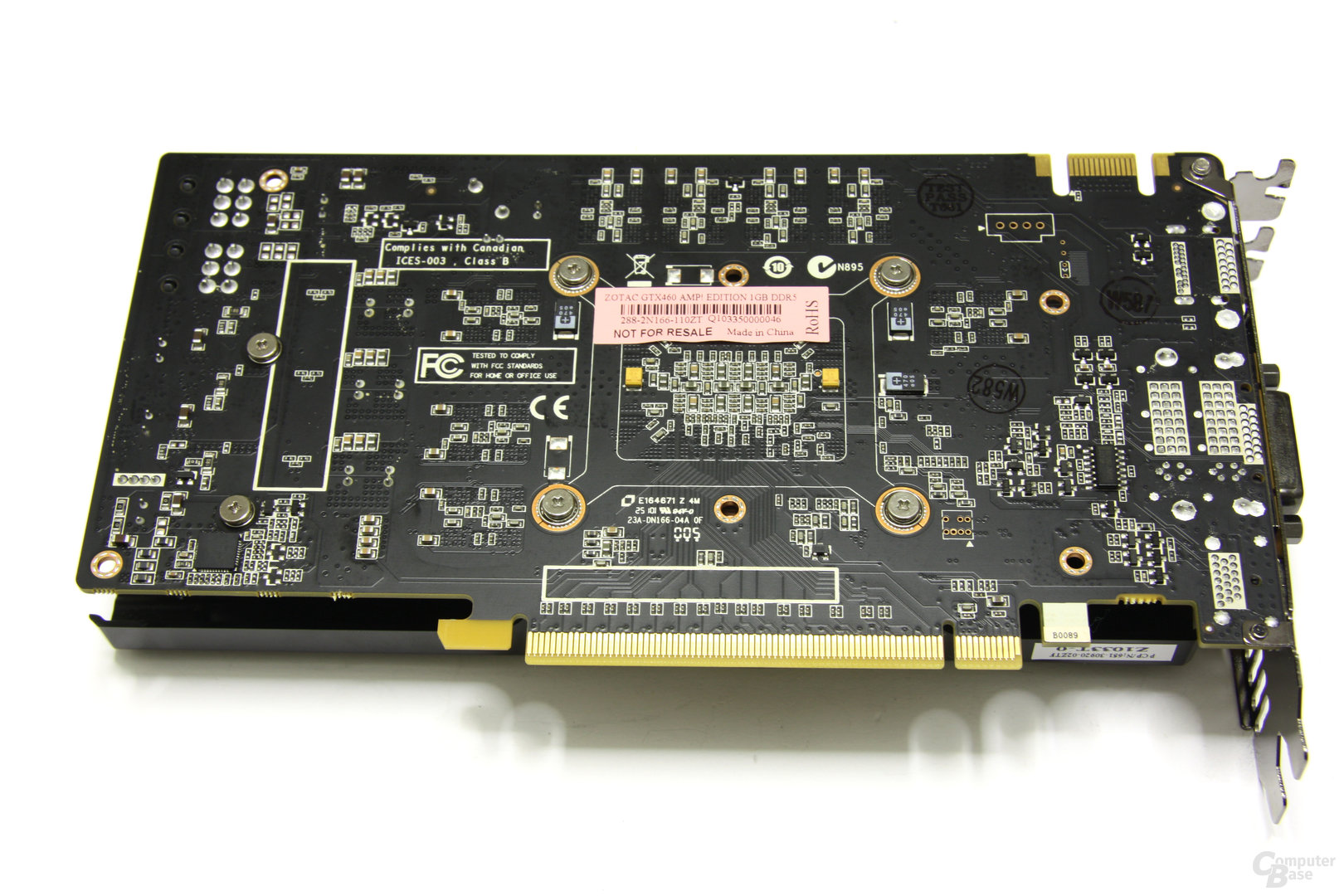 GeForce GTX 460 AMP! Rückseite