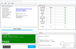 intel processor diagnostic tool