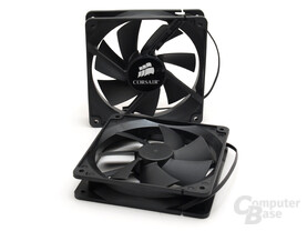 Zwei drehzahlstarke 120-mm-Fans