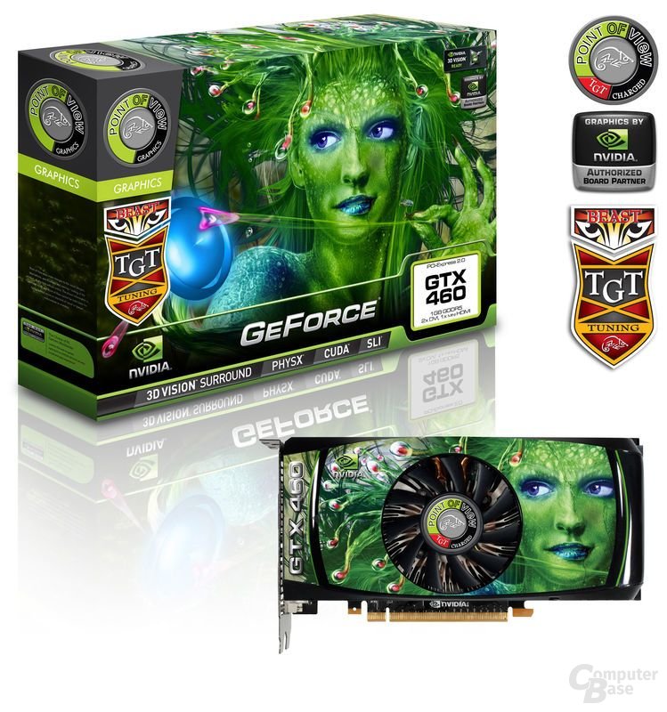 Point of View GeForce GTX 460 1024 MB Beast Edition