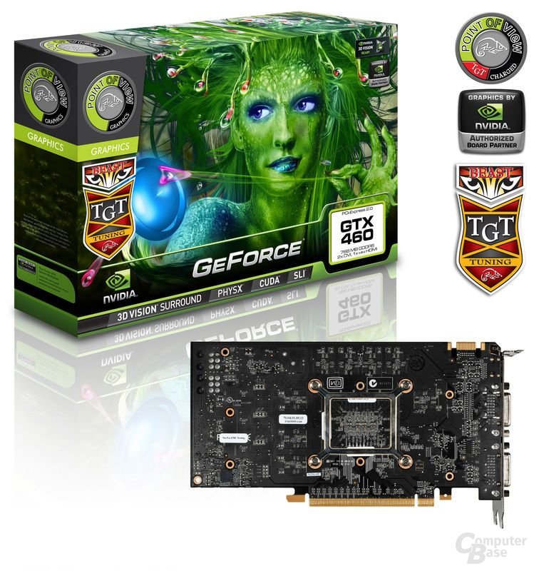 Point of View GeForce GTX 460 768 MB Beast Edition