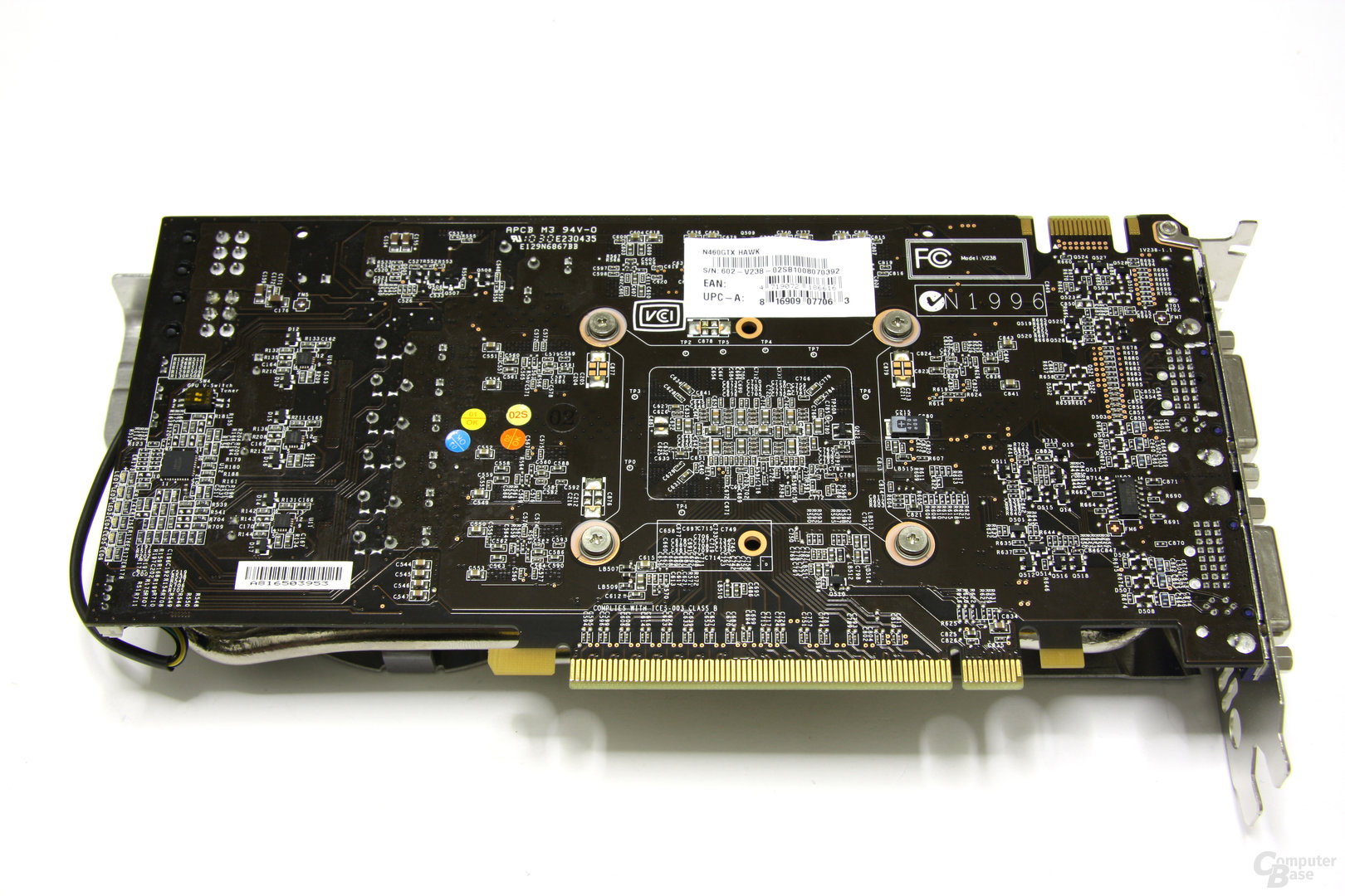 GeForce GTX 460 Hawk Rückseite