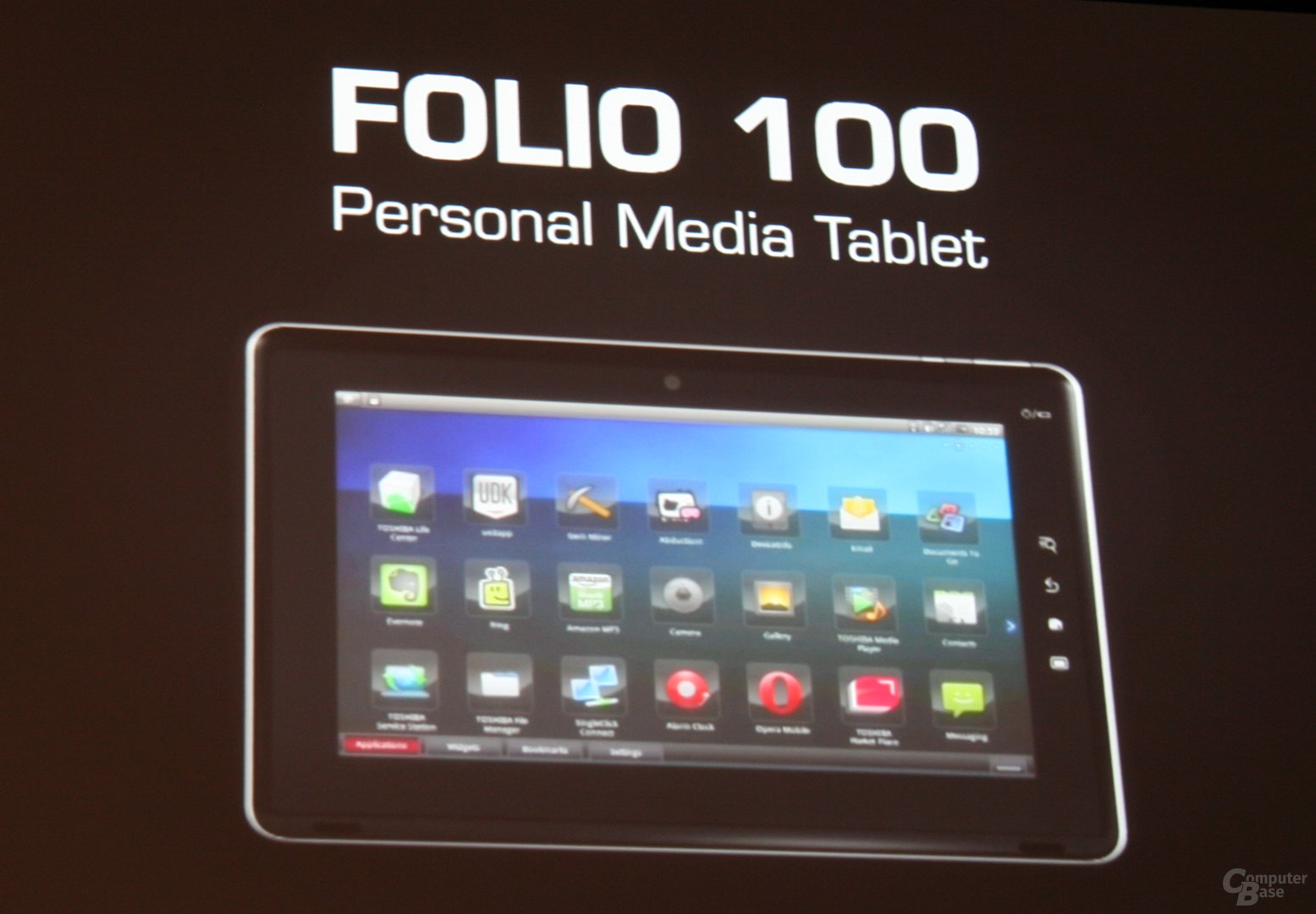 Toshiba-Tablet „Folio 100“