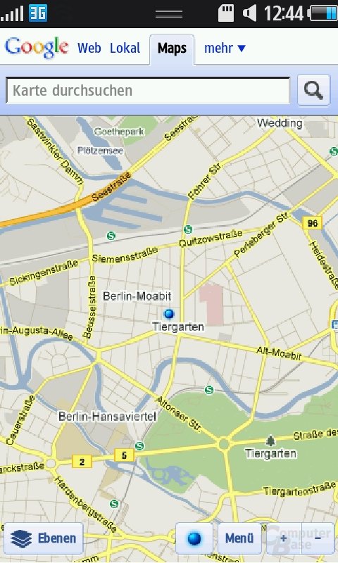 Bada OS: Google Maps