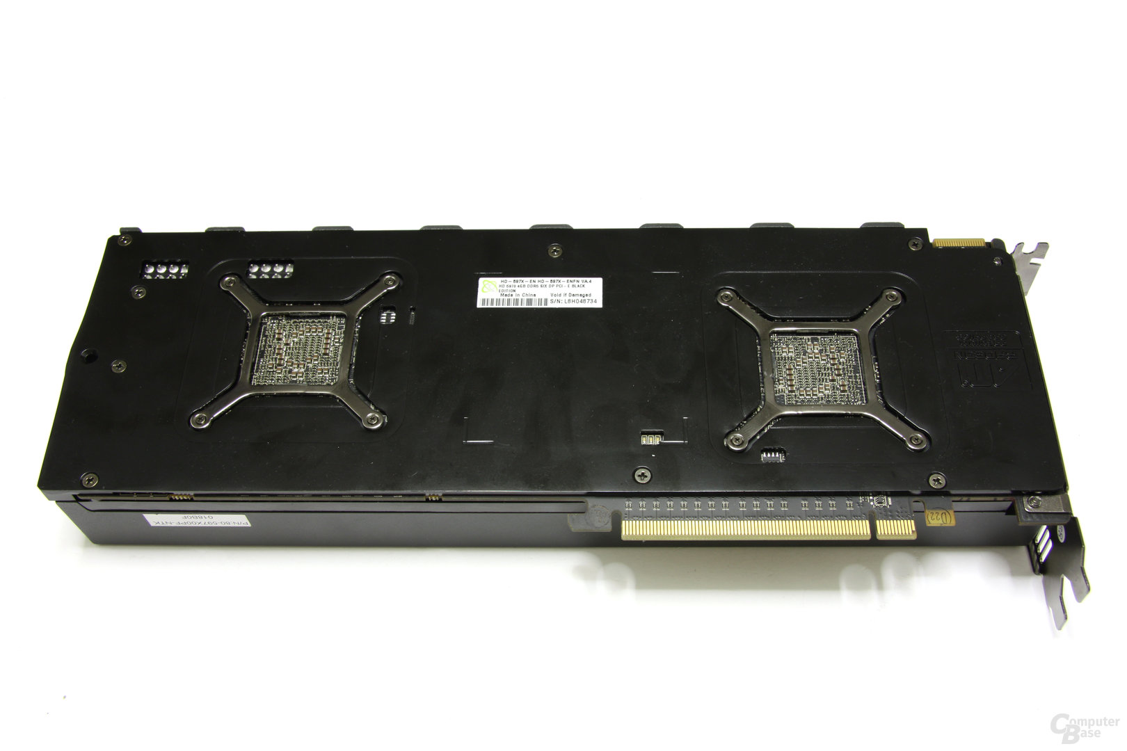 Radeon HD 5970 Black LE Rückseite